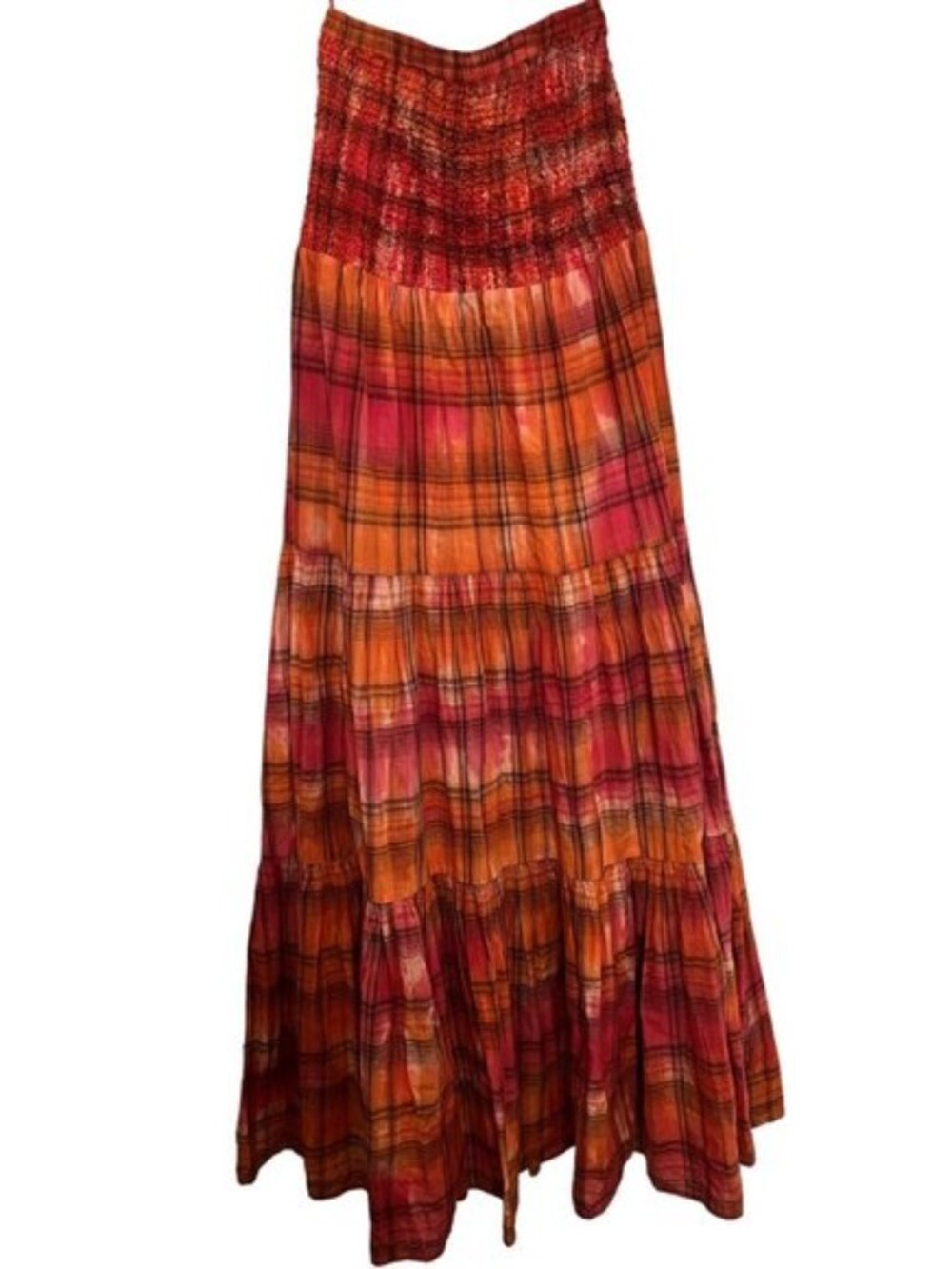Michael Kors Strapless Orange Dress M‎